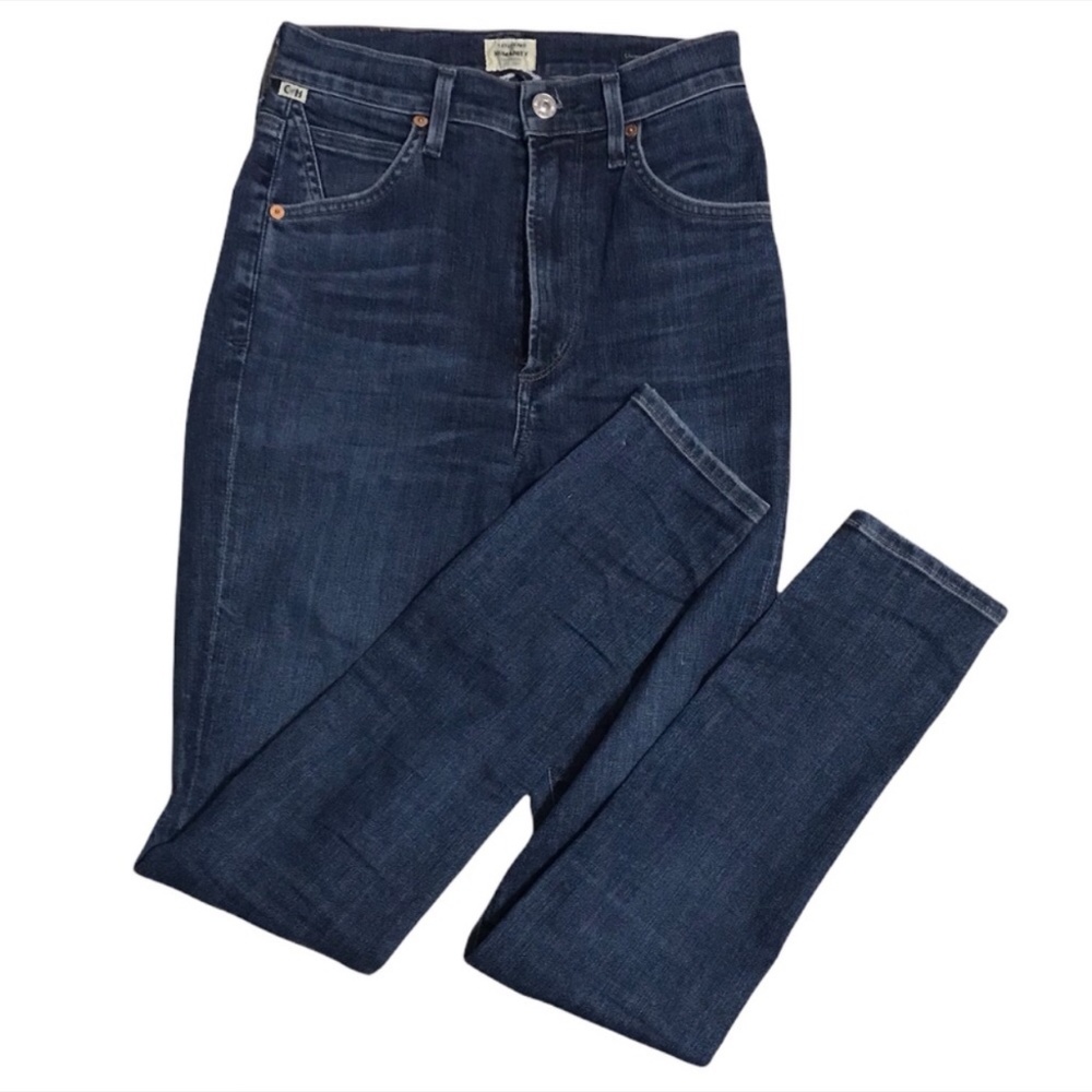 Citizens of Humanity Chrissy Uber High Rise Skinny Jeans in Premium Vintage 25